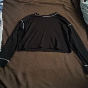 brand is forever 21, size small, black long sleeve